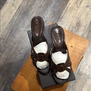 Cole Haan Larissa Slide Dark Chicolate Women's Heels